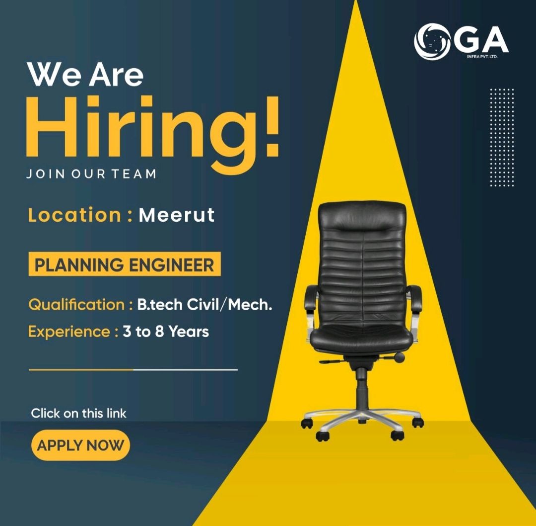 GA Infra HiringDegree Mechanical Civil Engineer Ultra Job Update